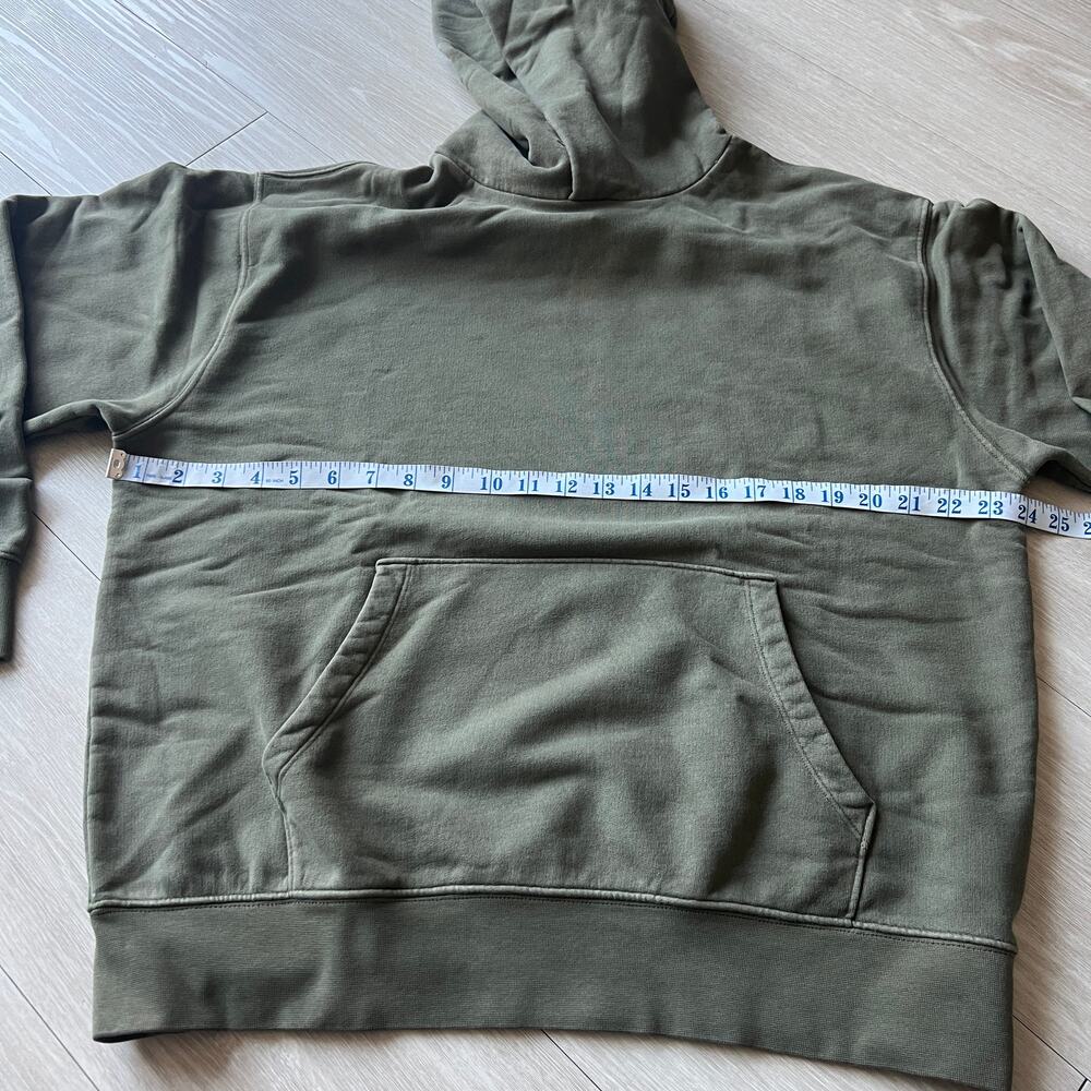 Madewell FLAWED McCarren Hoodie Mens Medium Olive Drab - Picture 5 of 15